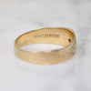 Tasteful Diamond-Set Size 11.5 Gold Band