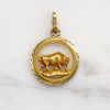Italian 14k Gold Taurus Charm