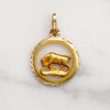 Italian 14k Gold Taurus Charm