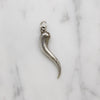 Sterling Italian Horn Cornetto Charm