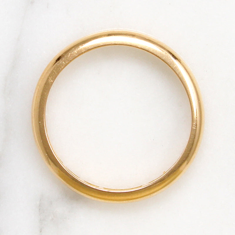 Vintage 18k Gold Band with Swedish Hallmarks