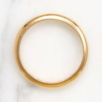 Vintage 18k Gold Band with Swedish Hallmarks