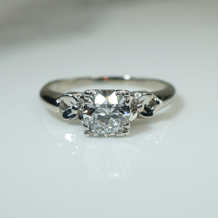 Forget Me Not OEC Diamond Solitaire c1940