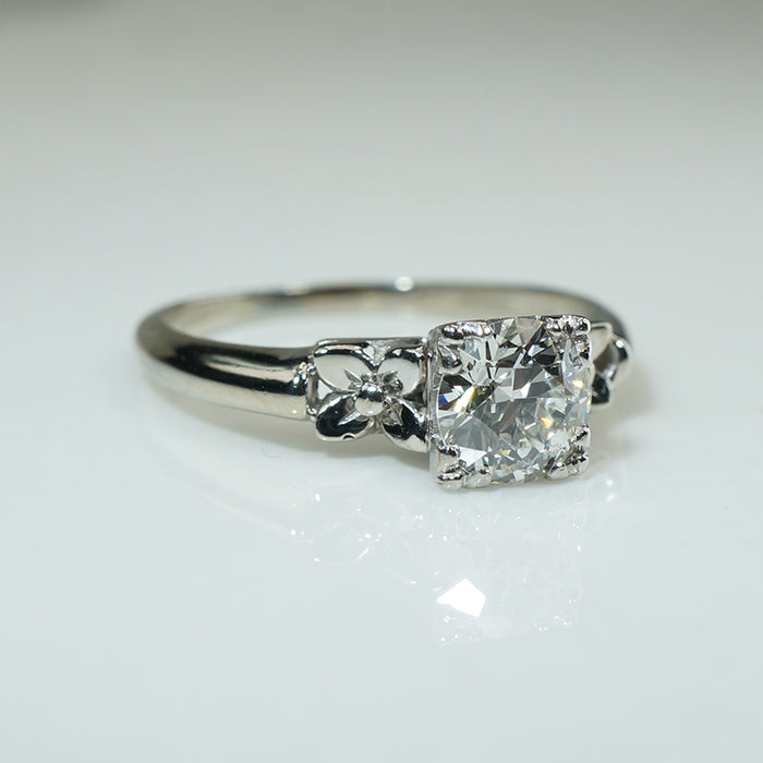 Forget Me Not OEC Diamond Solitaire c1940