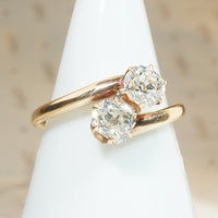 19th Century Toi et Moi Ring with Old Mine Diamonds