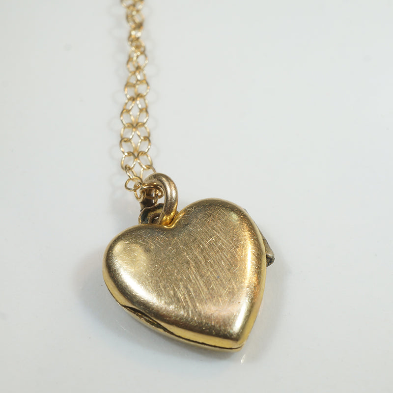 Sweetest Little Floral Engraved Heart Locket