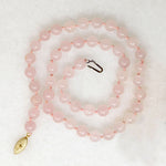 Rose Quartz Bead Necklace