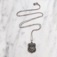 Silver Republic of Austria's Coat of Arms Pendant
