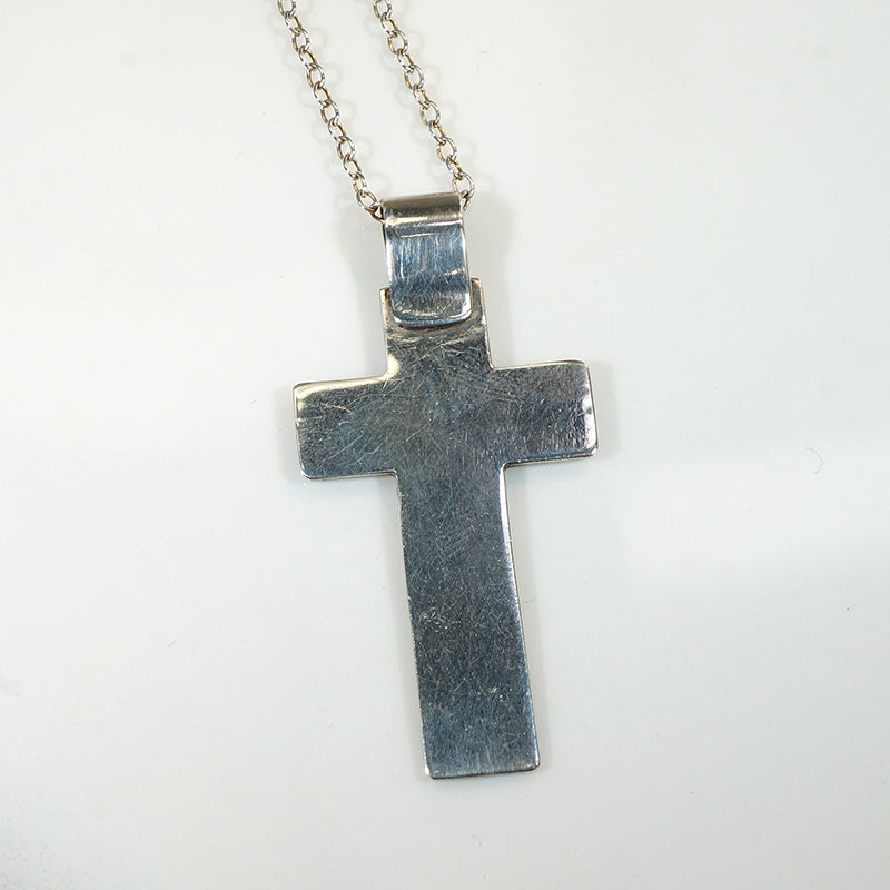 Light Weight Sterling Silver Cross Necklace