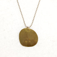 Frog & Toadstool Pendant on Shot Bead Chain