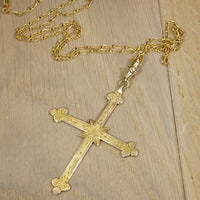 Lovely Antique Provincial Gold Cross
