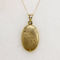 Engraved Gold Swivel Locket from UnoAErre