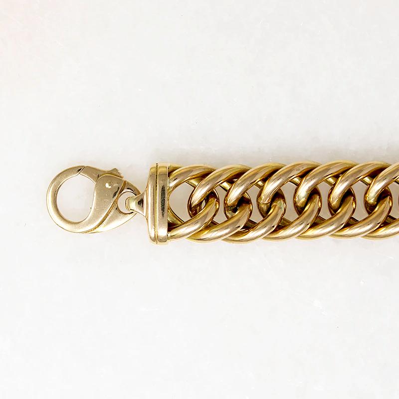 Decadent 14k Gold Herringbone Choker