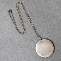 Sporty 1920s Airplane Locket in Sterling Silver