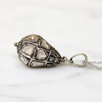 Rose Cut Diamond Encrusted Mughal Ball Pendant