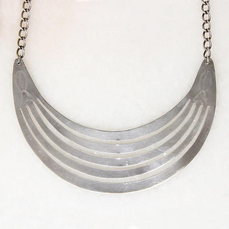 Flirty Fish Sterling Bib Necklace