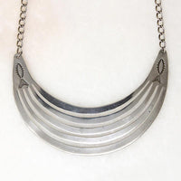 Flirty Fish Sterling Bib Necklace