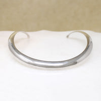 Sensual Sterling Silver Torc Collar Signed CORO