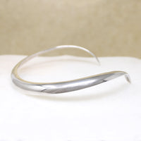Sensual Sterling Silver Torc Collar Signed CORO