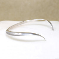Sensual Sterling Silver Torc Collar Signed CORO