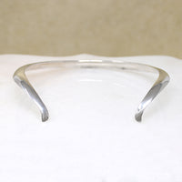 Sensual Sterling Silver Torc Collar Signed CORO