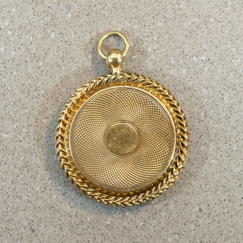 Early Victorian 14k Gold Watch Style Locket