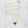 Art Nouveau Amethyst & Pearl Necklace by Blank & Co.