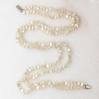 Tropical Moonlight Double-Strand Pearl Necklace