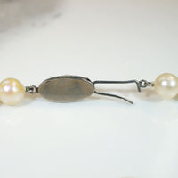 Princess Length Graduated Pearl Necklace with Silver Clasp