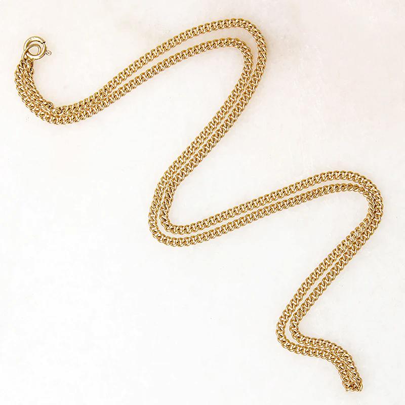 Must-Have 24" Supple 14k Gold Curb Chain