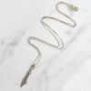 Swashbuckling Sterling Silver Scimitar Necklace