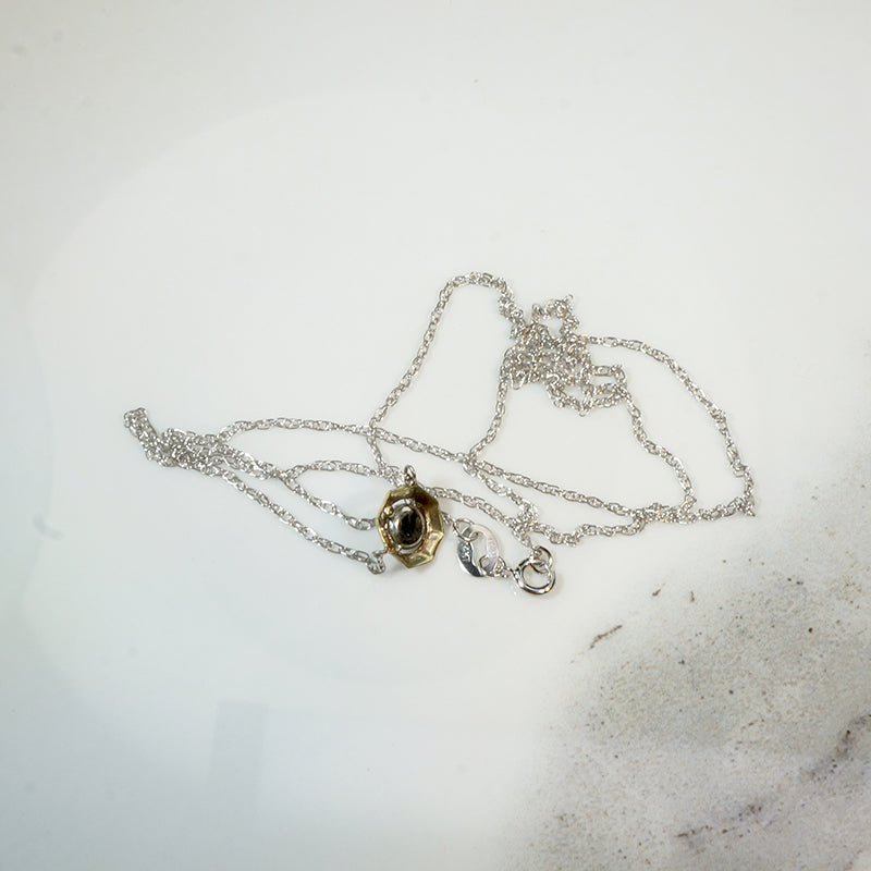 Petite Opal in Engraved Hexagon Conversion Pendant