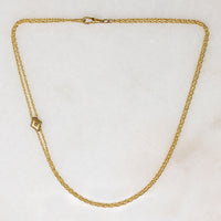 Elegant Victorian Gold Filled Chain with Pearl Slide