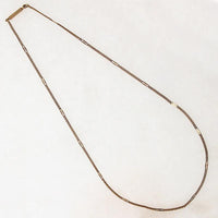 Gold Filled Victorian Curb Chain with Fancy Flat Links