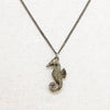 Sweet Sterling Seahorse Charm Necklace