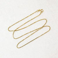 Supple 18" Vintage Gold Box Chain