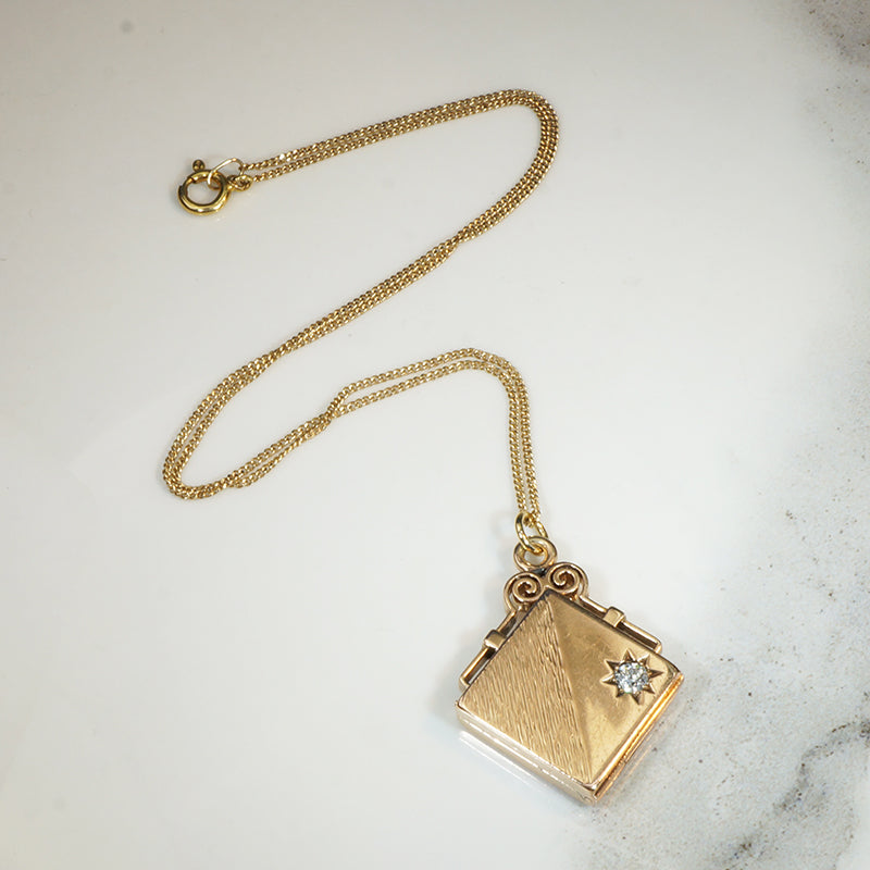 Luxurious Victorian Gold & Diamond Locket