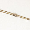 Antique Pearl & Gold Filled Slide Chain