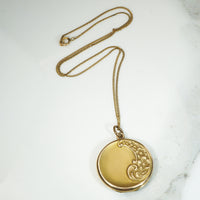Floral Flourish Victorian Gold Filled Locket