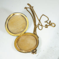 Floral Flourish Victorian Gold Filled Locket