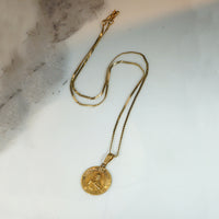 Sacred Heart of Jesus 14k Gold Medal