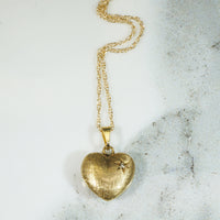 Darling Diamond-Set Gold Heart Pendant