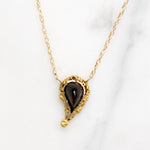 Alaskan Gold Rush Petrified Tusk & Nugget Necklace