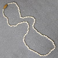 Light Rice Krispie Pearl Necklace