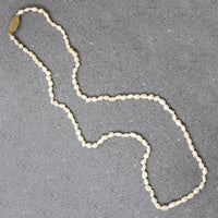 Light Rice Krispie Pearl Necklace