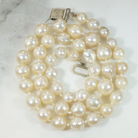 Creamy Semi-Baroque Pearls c.1930