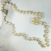 Creamy Semi-Baroque Pearls c.1930