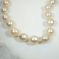 Creamy Semi-Baroque Pearls c.1930