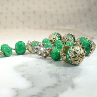 The Fascinating Vamp's Arsenic Green Beaded Sautoir