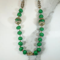 The Fascinating Vamp's Arsenic Green Beaded Sautoir